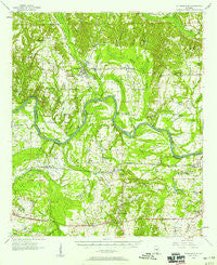 Autaugaville Alabama Historical topographic map, 1:62500 scale, 15 X 15 Minute, Year 1957