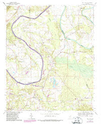Ballplay Alabama Historical topographic map, 1:24000 scale, 7.5 X 7.5 Minute, Year 1967
