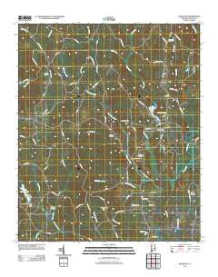 Bankston Alabama Historical topographic map, 1:24000 scale, 7.5 X 7.5 Minute, Year 2011