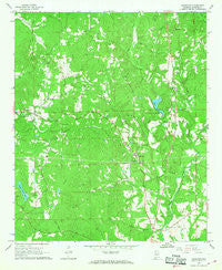 Bankston Alabama Historical topographic map, 1:24000 scale, 7.5 X 7.5 Minute, Year 1967