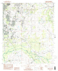 Barachias Alabama Historical topographic map, 1:24000 scale, 7.5 X 7.5 Minute, Year 1987