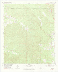 Bashi Alabama Historical topographic map, 1:24000 scale, 7.5 X 7.5 Minute, Year 1978