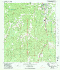Bay Minette South Alabama Historical topographic map, 1:24000 scale, 7.5 X 7.5 Minute, Year 1980