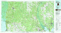 Bay Minette Alabama Historical topographic map, 1:100000 scale, 30 X 60 Minute, Year 1981