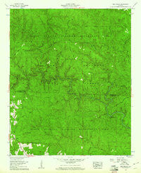 Bee Branch Alabama Historical topographic map, 1:24000 scale, 7.5 X 7.5 Minute, Year 1960