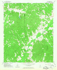 Belk Alabama Historical topographic map, 1:24000 scale, 7.5 X 7.5 Minute, Year 1967