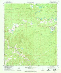 Bellamy Alabama Historical topographic map, 1:24000 scale, 7.5 X 7.5 Minute, Year 1971
