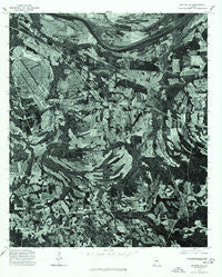 Benton SW Alabama Historical topographic map, 1:24000 scale, 7.5 X 7.5 Minute, Year 1975