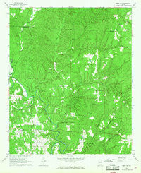 Berry SE Alabama Historical topographic map, 1:24000 scale, 7.5 X 7.5 Minute, Year 1967