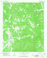 Berry Alabama Historical topographic map, 1:24000 scale, 7.5 X 7.5 Minute, Year 1967