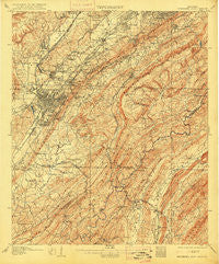 Bessemer Iron District Alabama Historical topographic map, 1:62500 scale, 15 X 15 Minute, Year 1907