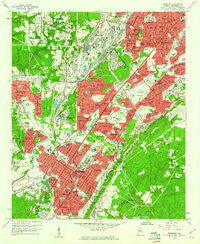 Bessemer Alabama Historical topographic map, 1:24000 scale, 7.5 X 7.5 Minute, Year 1959