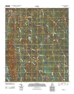 Bethel Alabama Historical topographic map, 1:24000 scale, 7.5 X 7.5 Minute, Year 2011