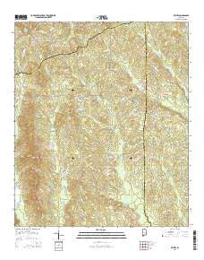 Bethel Alabama Current topographic map, 1:24000 scale, 7.5 X 7.5 Minute, Year 2014