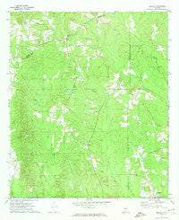 Bethel Alabama Historical topographic map, 1:24000 scale, 7.5 X 7.5 Minute, Year 1971