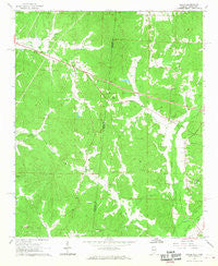 Bexar Alabama Historical topographic map, 1:24000 scale, 7.5 X 7.5 Minute, Year 1967