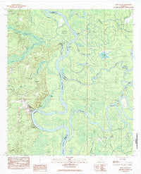 Bilbo Island Alabama Historical topographic map, 1:24000 scale, 7.5 X 7.5 Minute, Year 1983