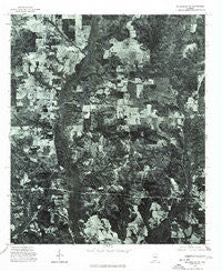 Billingsley SE Alabama Historical topographic map, 1:24000 scale, 7.5 X 7.5 Minute, Year 1975