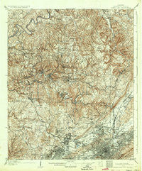 Birmingham Coal District Alabama Historical topographic map, 1:62500 scale, 15 X 15 Minute, Year 1906