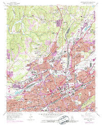Birmingham North Alabama Historical topographic map, 1:24000 scale, 7.5 X 7.5 Minute, Year 1959