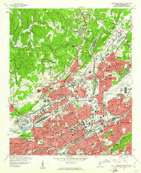 Birmingham North Alabama Historical topographic map, 1:24000 scale, 7.5 X 7.5 Minute, Year 1959