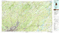 Birmingham North Alabama Historical topographic map, 1:100000 scale, 30 X 60 Minute, Year 1984