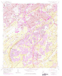 Birmingham South Alabama Historical topographic map, 1:24000 scale, 7.5 X 7.5 Minute, Year 1959