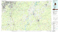 Birmingham South Alabama Historical topographic map, 1:100000 scale, 30 X 60 Minute, Year 1984