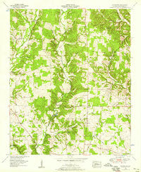 Blackburn Alabama Historical topographic map, 1:24000 scale, 7.5 X 7.5 Minute, Year 1952