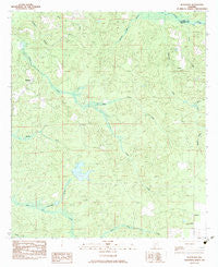 Blacksher Alabama Historical topographic map, 1:24000 scale, 7.5 X 7.5 Minute, Year 1983
