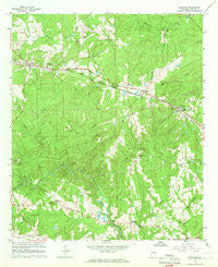Bleecker Alabama Historical topographic map, 1:24000 scale, 7.5 X 7.5 Minute, Year 1965