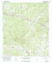 Bleecker Alabama Historical topographic map, 1:24000 scale, 7.5 X 7.5 Minute, Year 1965