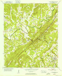 Blount Springs Alabama Historical topographic map, 1:24000 scale, 7.5 X 7.5 Minute, Year 1951