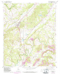 Blountsville Alabama Historical topographic map, 1:24000 scale, 7.5 X 7.5 Minute, Year 1969