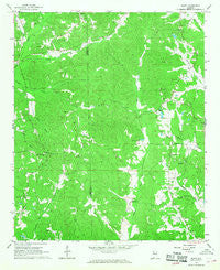Bluff Alabama Historical topographic map, 1:24000 scale, 7.5 X 7.5 Minute, Year 1967