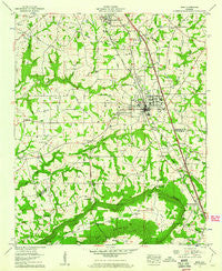 Boaz Alabama Historical topographic map, 1:24000 scale, 7.5 X 7.5 Minute, Year 1958
