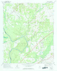 Boligee Alabama Historical topographic map, 1:24000 scale, 7.5 X 7.5 Minute, Year 1970