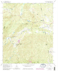 Borden Springs Alabama Historical topographic map, 1:24000 scale, 7.5 X 7.5 Minute, Year 1966