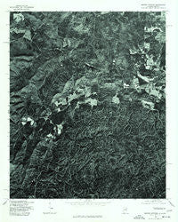 Borden Springs Alabama Historical topographic map, 1:24000 scale, 7.5 X 7.5 Minute, Year 1975
