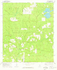 Bradley Alabama Historical topographic map, 1:24000 scale, 7.5 X 7.5 Minute, Year 1971