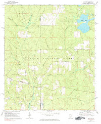 Bradley Alabama Historical topographic map, 1:24000 scale, 7.5 X 7.5 Minute, Year 1971
