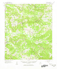Braggs Alabama Historical topographic map, 1:62500 scale, 15 X 15 Minute, Year 1957