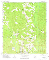 Brewton North Alabama Historical topographic map, 1:24000 scale, 7.5 X 7.5 Minute, Year 1960