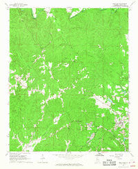 Brilliant Alabama Historical topographic map, 1:24000 scale, 7.5 X 7.5 Minute, Year 1967