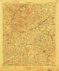 Brookwood Alabama Historical topographic map, 1:125000 scale, 30 X 30 Minute, Year 1899