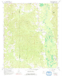 Brownville Alabama Historical topographic map, 1:24000 scale, 7.5 X 7.5 Minute, Year 1967