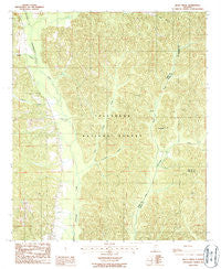 Buck Creek Alabama Historical topographic map, 1:24000 scale, 7.5 X 7.5 Minute, Year 1987