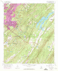 Cahaba Heights Alabama Historical topographic map, 1:24000 scale, 7.5 X 7.5 Minute, Year 1959