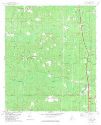 Calvert Alabama Historical topographic map, 1:24000 scale, 7.5 X 7.5 Minute, Year 1982