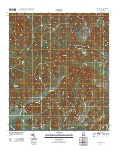 Carlowville Alabama Historical topographic map, 1:24000 scale, 7.5 X 7.5 Minute, Year 2011